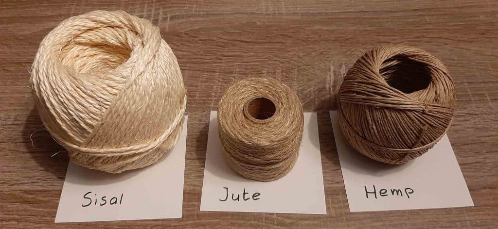 Safe ropes; sisal, jute and hemp