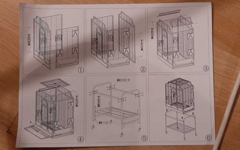 Instructions for the Montana Madeira II.